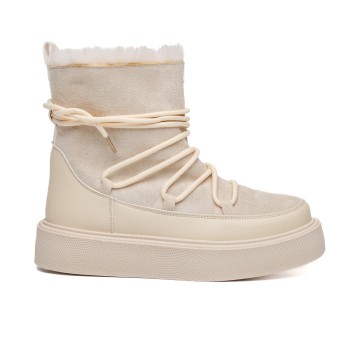 ДАМСКИ БОТИ 163486 BEIGE