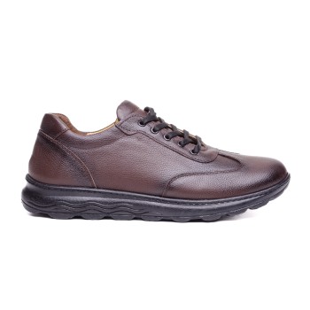 SHOES 670032 DK.BROWN MAN