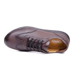 SHOES 670032 DK.BROWN MAN