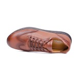SHOES 670032 LT.BROWN MAN