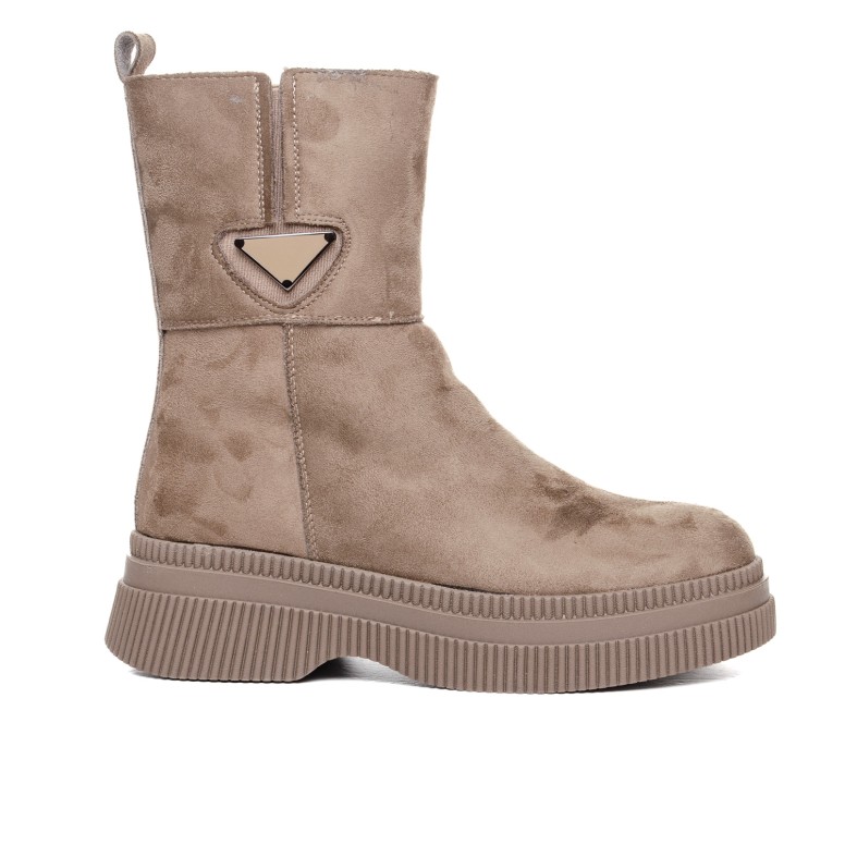 ДАМСКИ БОТИ 028890 BEIGE