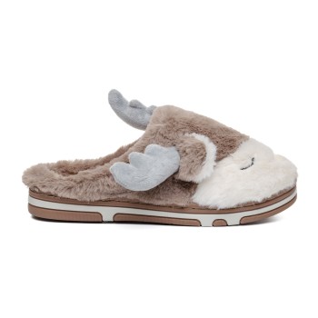 ДАМСКИ ПАНТОФИ 094468 BROWN
