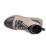 ДАМСКИ БОТИ 227120 BLACK/BEIGE
