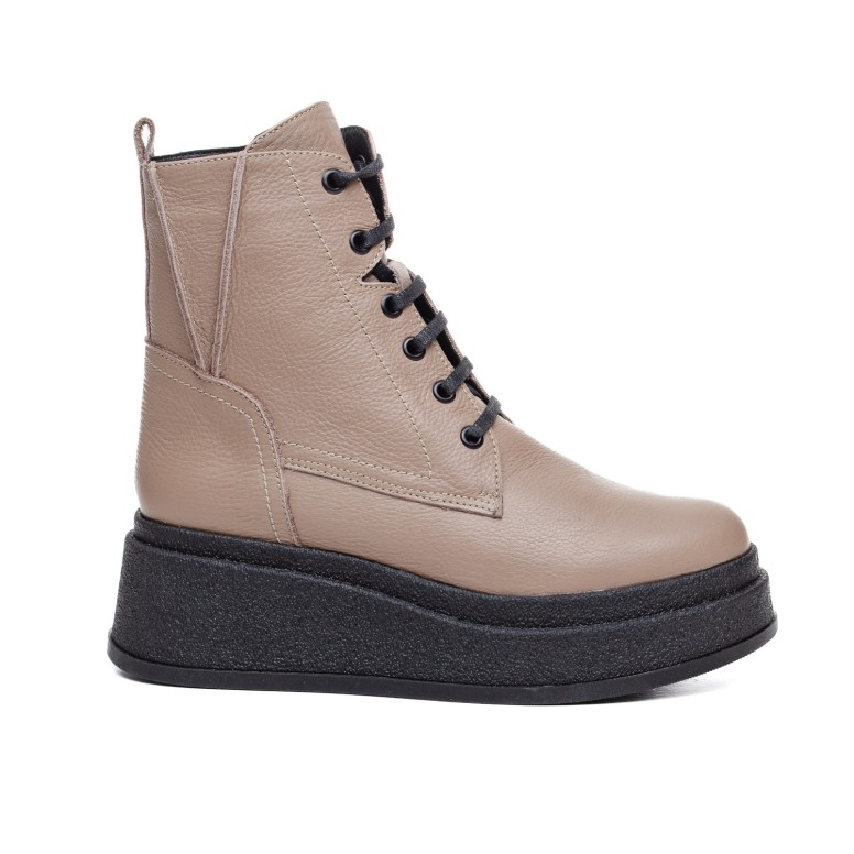 ДАМСКИ БОТИ 227125 TAUPE