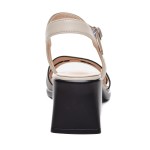 ДАМСКИ САНДАЛИ 028902 BROWN/BEIGE