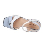 ДАМСКИ САНДАЛИ 028902 WHITE/BLUE