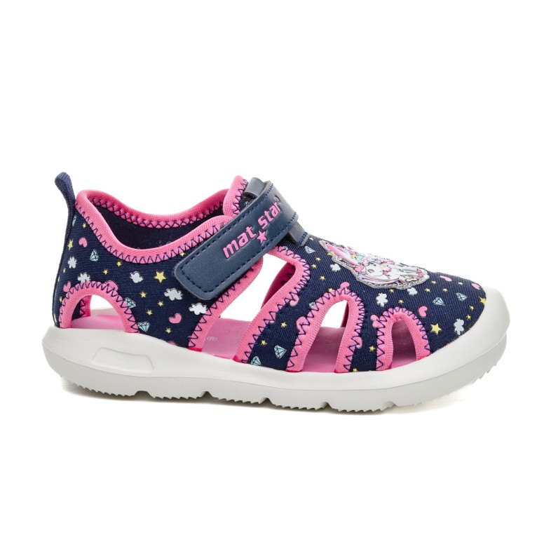 ДЕТСКИ САНДАЛИ 026580 NAVY/FUXIA 27-31