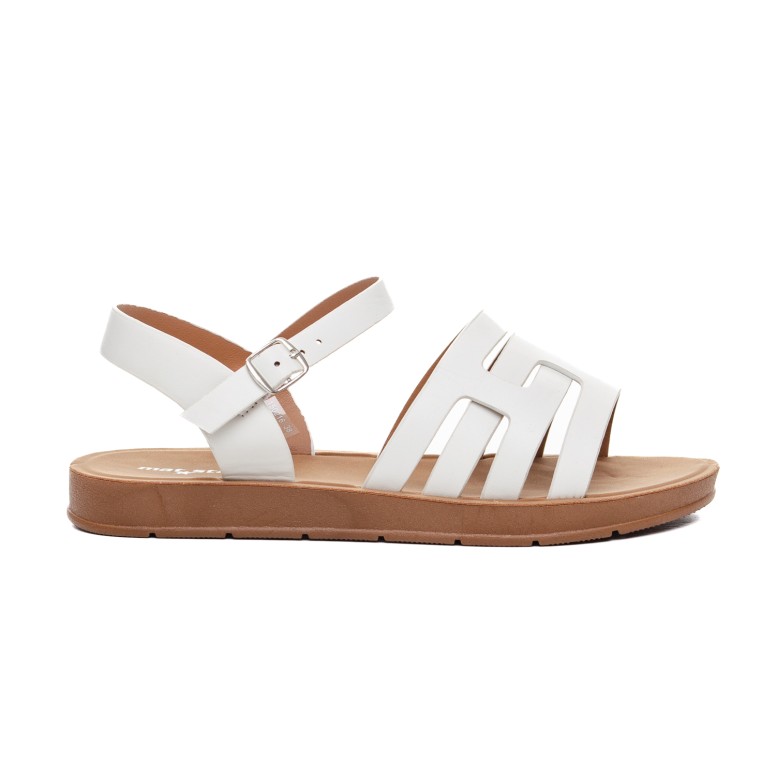 ДАМСКИ САНДАЛИ 150216 WHITE