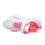 ДЕТСКИ МАРАТОНКИ 210122 WHITE/NEON PINK  32-35