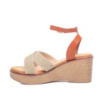 ДАМСКИ САНДАЛИ 521002 BEIGE