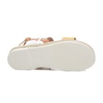 ДАМСКИ САНДАЛИ 521005 WHITE/GOLD