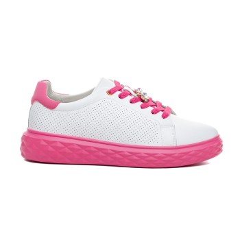 ДАМСКИ ОБУВКИ 595008 WHITE/FUXIA
