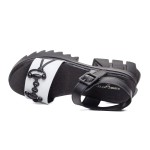 ДАМСКИ САНДАЛИ 227148 BLACK/WHITE