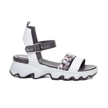 ДАМСКИ САНДАЛИ 227152 WHITE/BLACK