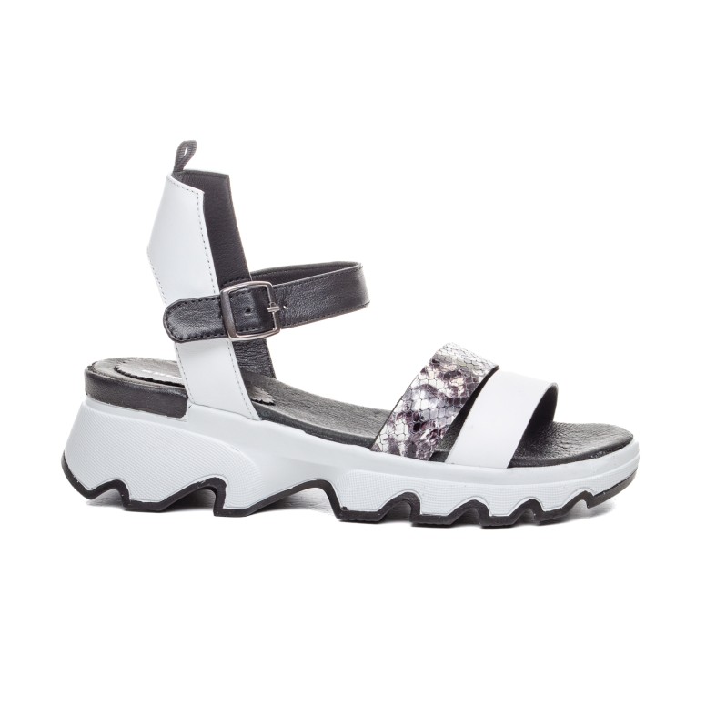 ДАМСКИ САНДАЛИ 227152 WHITE/BLACK
