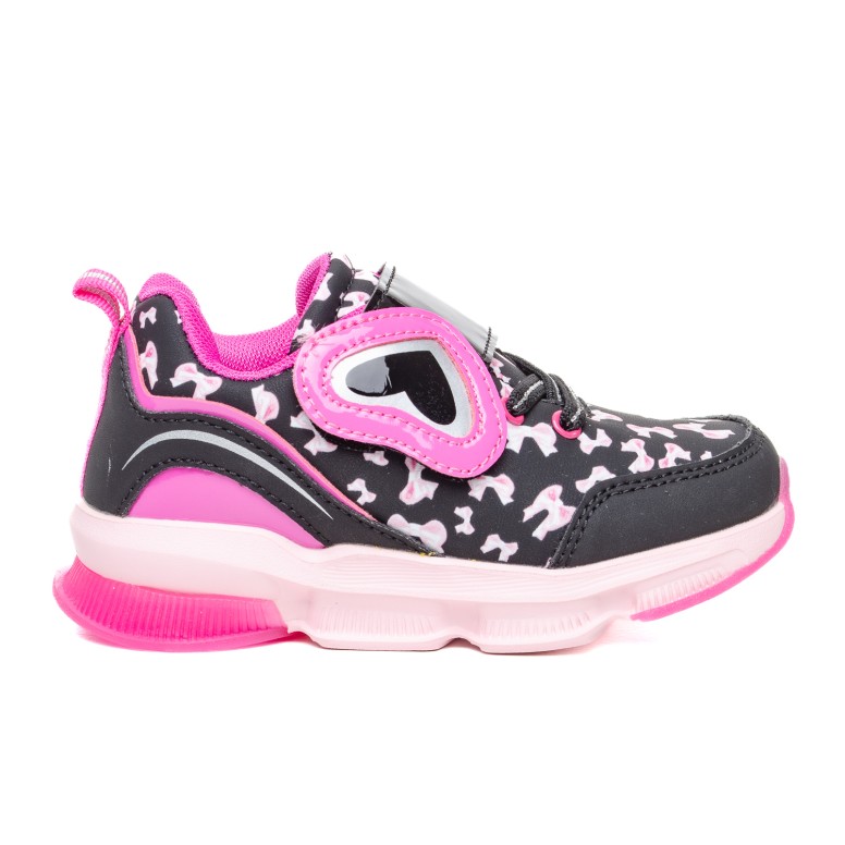 ДЕТСКИ МАРАТОНКИ 016591 BLACK/FUXIA 25-30