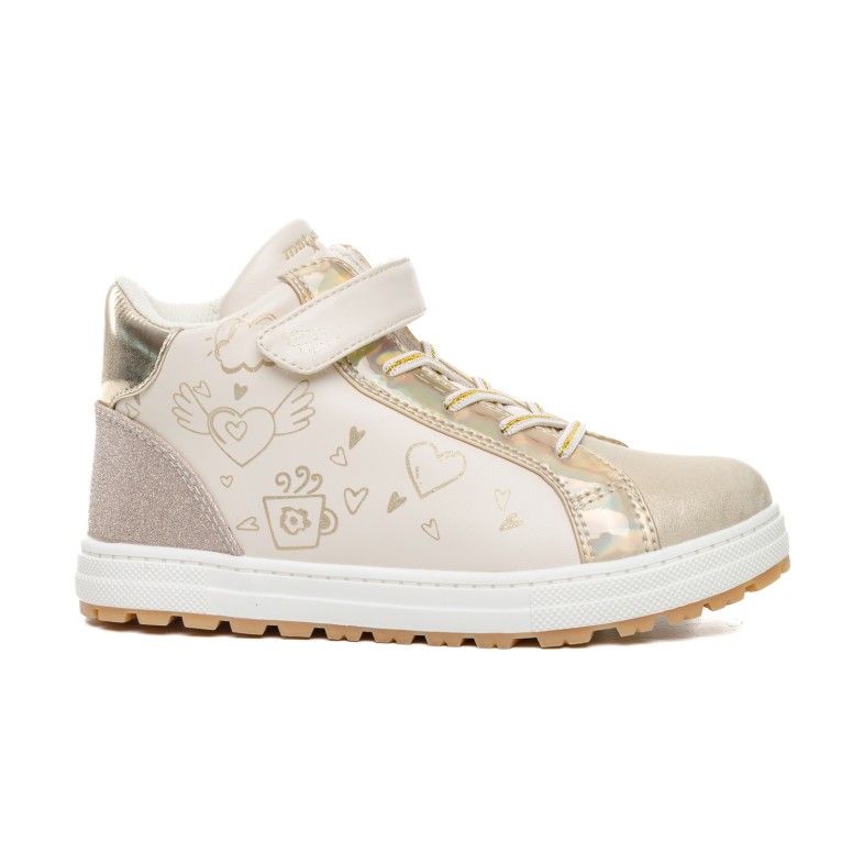ДЕТСКИ МАРАТОНКИ 016594 BEIGE/GOLD 31-35
