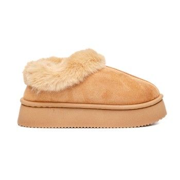 ДАМСКИ ПАНТОФИ 138683 TAUPE