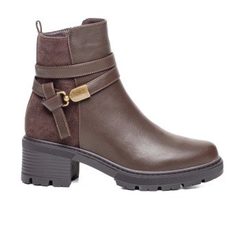 ДАМСКИ БОТИ 851002 BROWN