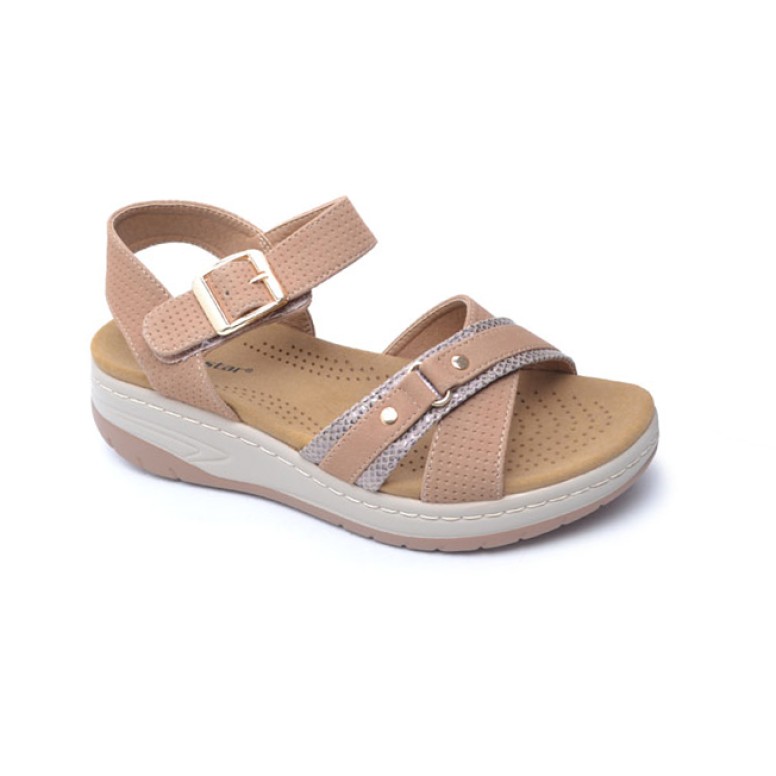 ДАМСКИ САНДАЛИ 195004 CAMEL