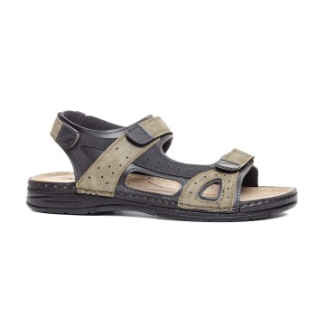 МЪЖКИ САНДАЛИ 154478 MIKANOS BLACK/KHAKI