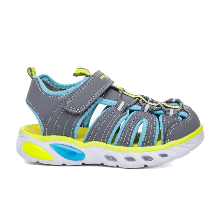 ДЕТСКИ САНДАЛИ 016618 GREY