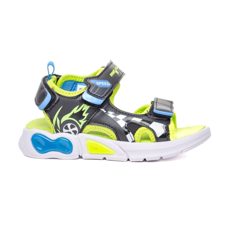 ДЕТСКИ САНДАЛИ 016620 BLACK/YELLOW