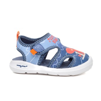 ДЕТСКИ САНДАЛИ 026609 NAVY/ORANGE