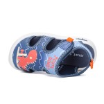 ДЕТСКИ САНДАЛИ 026609 NAVY/ORANGE