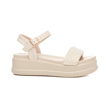 ДАМСКИ САНДАЛИ 150231 BEIGE