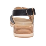 ДАМСКИ САНДАЛИ 150237 BLACK/OFF WHITE