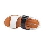 ДАМСКИ САНДАЛИ 150238 WHITE/BLACK ДАМСКИ САНДАЛИ 150238 WHITE/BLACK