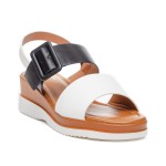 ДАМСКИ САНДАЛИ 150238 WHITE/BLACK ДАМСКИ САНДАЛИ 150238 WHITE/BLACK