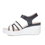 ДАМСКИ САНДАЛИ 186116 BLACK/WHITE ДАМСКИ САНДАЛИ 186116 BLACK/WHITE