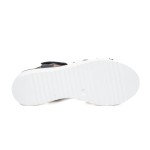 ДАМСКИ САНДАЛИ 186116 BLACK/WHITE ДАМСКИ САНДАЛИ 186116 BLACK/WHITE