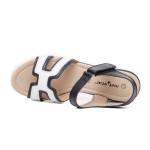 ДАМСКИ САНДАЛИ 186116 BLACK/WHITE ДАМСКИ САНДАЛИ 186116 BLACK/WHITE