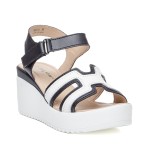 ДАМСКИ САНДАЛИ 186116 BLACK/WHITE ДАМСКИ САНДАЛИ 186116 BLACK/WHITE