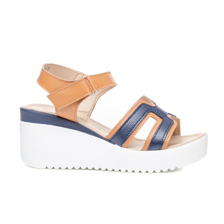 ДАМСКИ САНДАЛИ 186116 NAVY/CAMEL ДАМСКИ САНДАЛИ 186116 NAVY/CAMEL