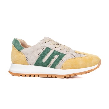 ДАМСКИ ОБУВКИ 599018 BEIGE/GREEN 36-41