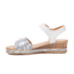 ДАМСКИ САНДАЛИ 021276 WHITE