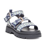 ДАМСКИ САНДАЛИ 021289 BLACK/BLUE