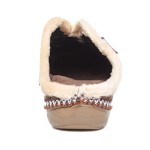 ДАМСКИ ПАНТОФИ 154026 BEIGE SUEDE