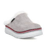 ДАМСКИ ПАНТОФИ 1541178 LT.GREY SUEDE