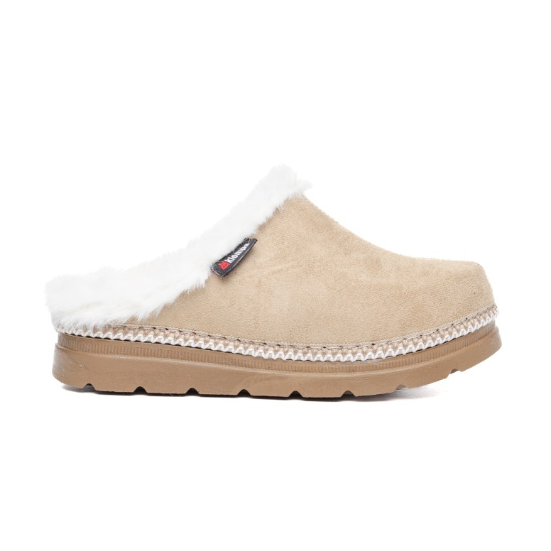 ДАМСКИ ПАНТОФИ 1541178 BEIGE SUEDE