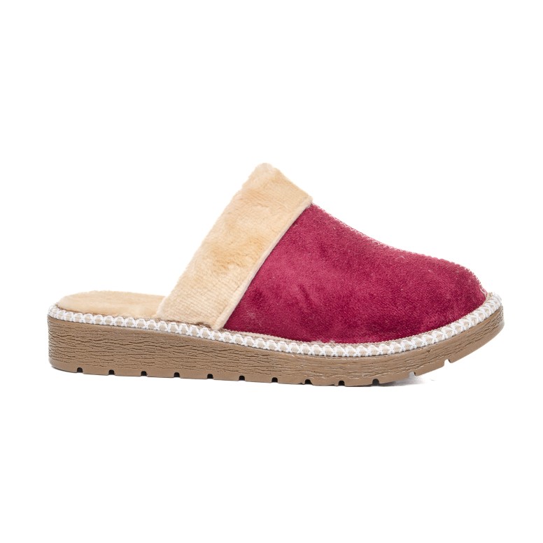 ДАМСКИ ПАНТОФИ 1541193 BORDEAUX SUEDE