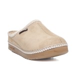 ДАМСКИ ПАНТОФИ 1541213 BEIGE SUEDE