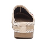 ДАМСКИ ПАНТОФИ 1541213 BEIGE SUEDE