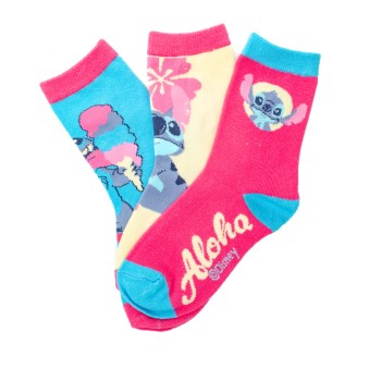 КОМПЛЕКТ ДЕТСКИ ЧОРАПИ 3БР. EZ06017 LILO&STITCH PACK1
