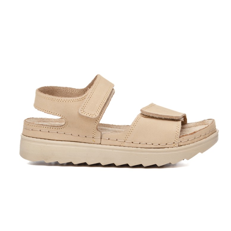 ДАМСКИ САНДАЛИ 689026 BEIGE