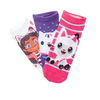 КОМПЛЕКТ ДЕТСКИ ЧОРАПИ 3БР. EZ06010 GABBY`S DOLLHOUSE PACK2